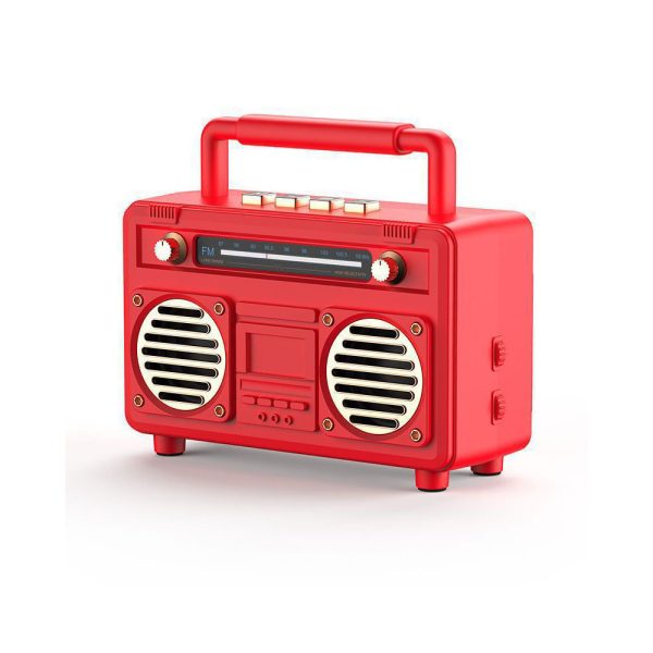 Portable Radio Card Slot Retro Speaker