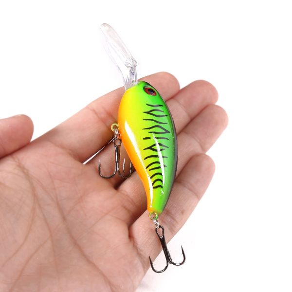 Colorful Fine Trimming Large Tongue Plate Fishing Bait