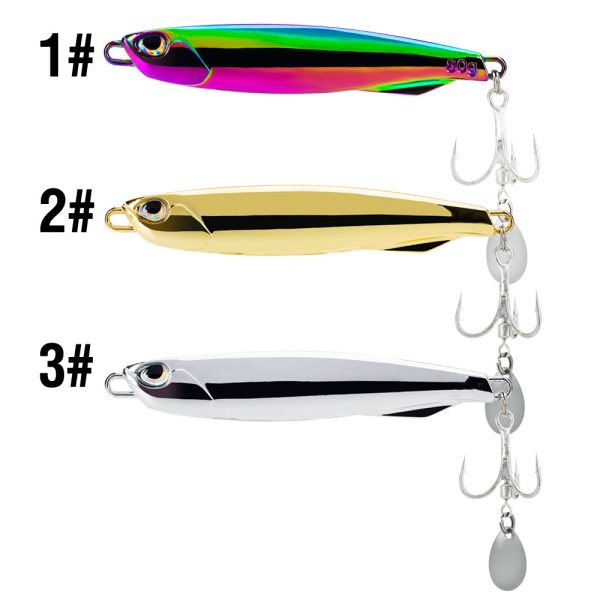 Electroplated Layer Hard Metal Boat Fishing Bait
