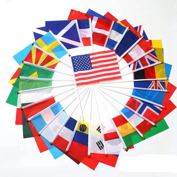 2026 World Cup Fans Mini Hand Waving Flags