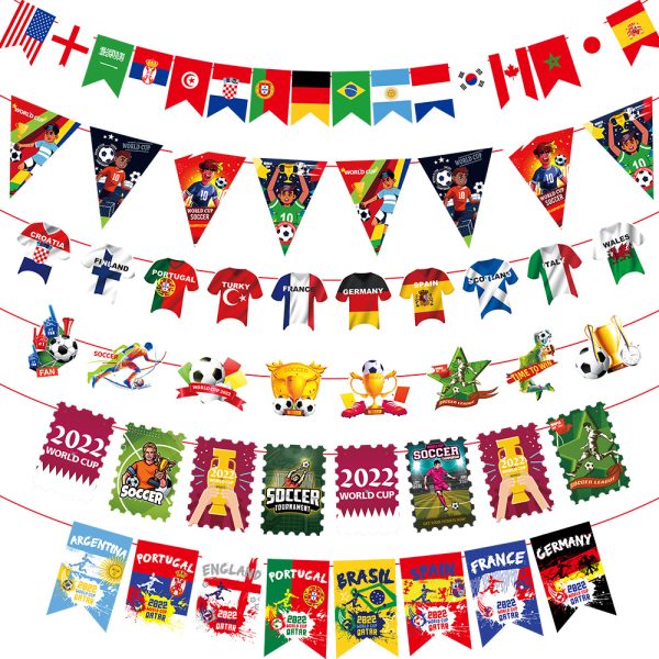 2026 Cup World Football Game Party Decoration Banner
