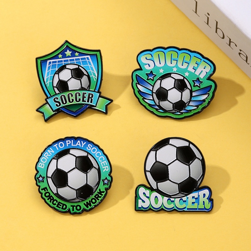 Factory Custom Football Team logo Brooch Pins