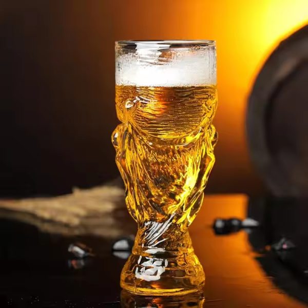 Strong God Big Capacity Beer Borosilicate Glass