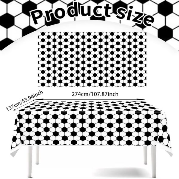 Football Game Celebration Disposable Waterproof Tablecloth