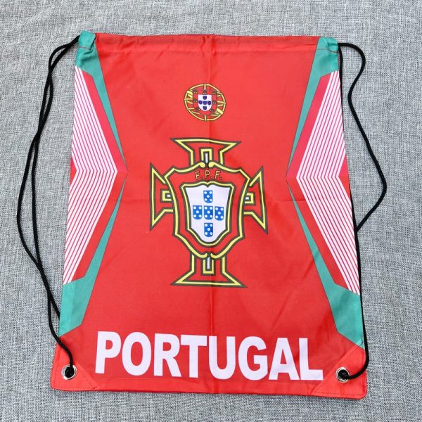 Football Fan Shoe Bag Student Backpack Travel Bag