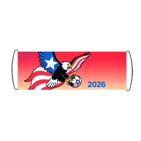 Retractable Cheering Cheerleading Hand Pulled Banner