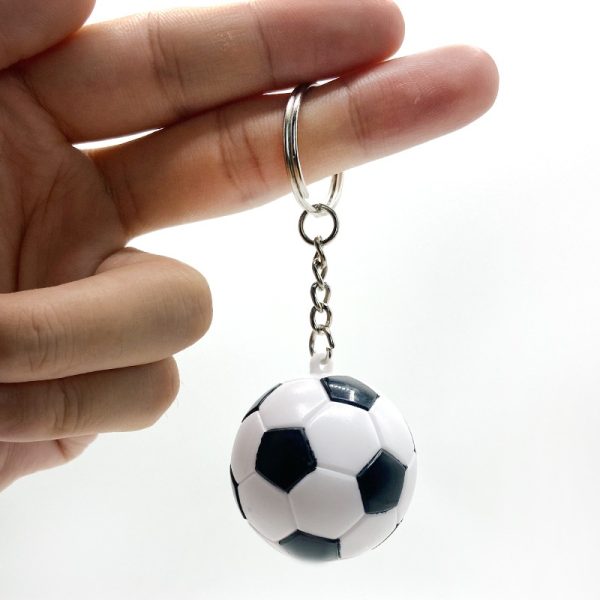 Simulation Mini PU Football Key Chain