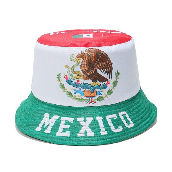Custom Fan Support Sun Protection Flag Bucket Hat