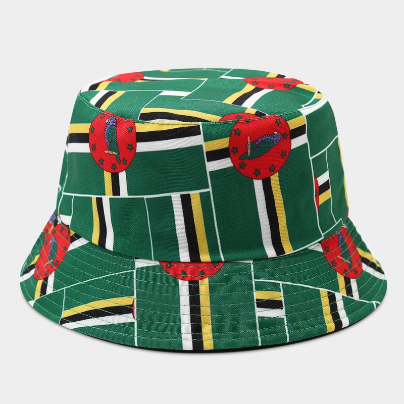 National Flag Pattern Reversible Bucket Hat